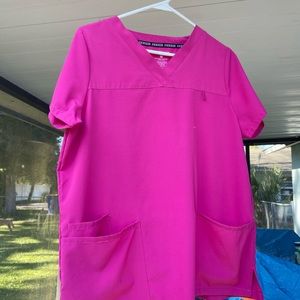 Pink Joe Boxer Scrub top in Size Medium in Great Condition